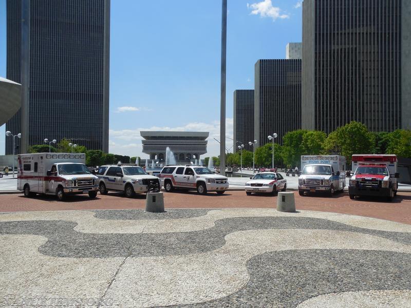 All of the units from Rockland County who attended the EMS Memorial in Albany Photo: Nanuet EMS