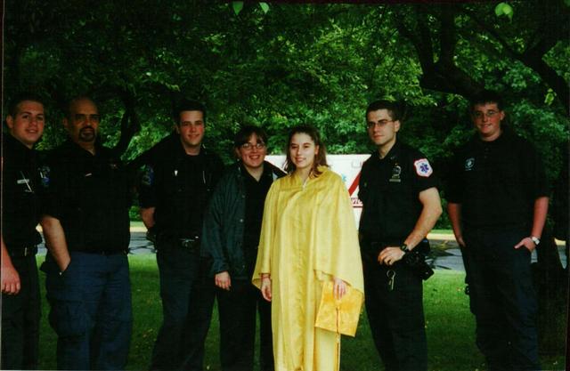 Nanuet HS graduation, 2003 Photo: Nanuet EMS