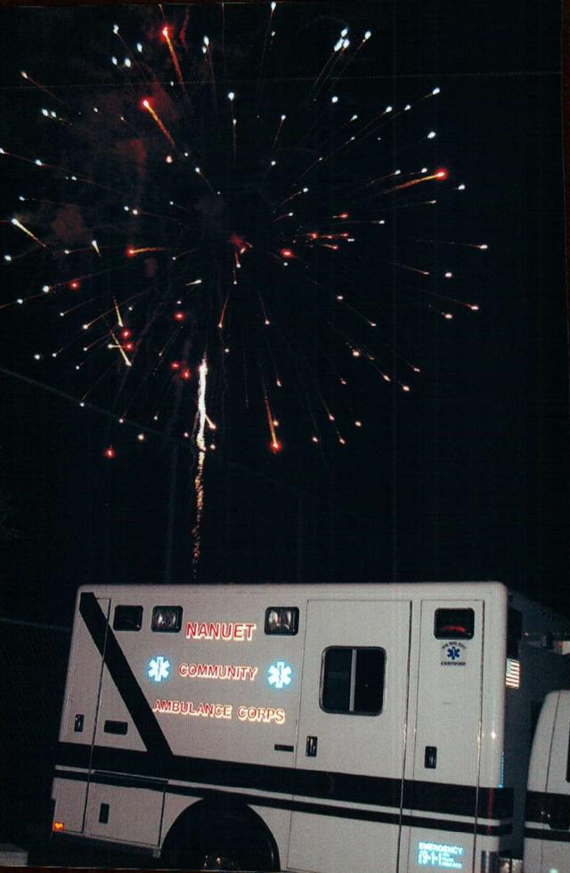 Clarkstown Fireworks Standby, Nanuet HS Photo: Nanuet EMS