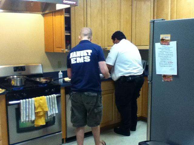 Attempting to cook dinner 
Photo: Nanuet EMS